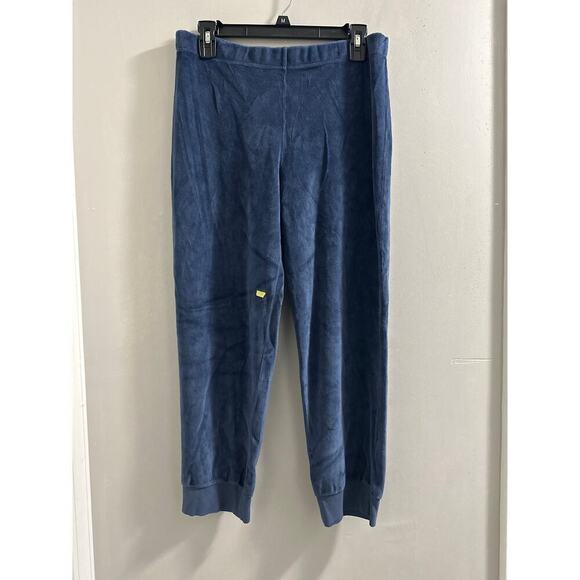 🔥FLASH SALE🔥 Suzie Kondi Blue‎ Velour Sweatpant size Large New - Picture 1 of 6